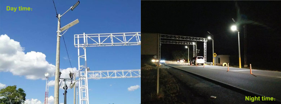 solar LED light for bridge gate lighting