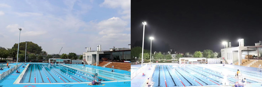 LED flood light for outdoor swimming pool lighting
