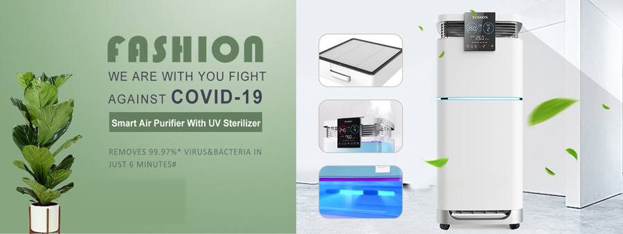 UV light air disinfection cleaner